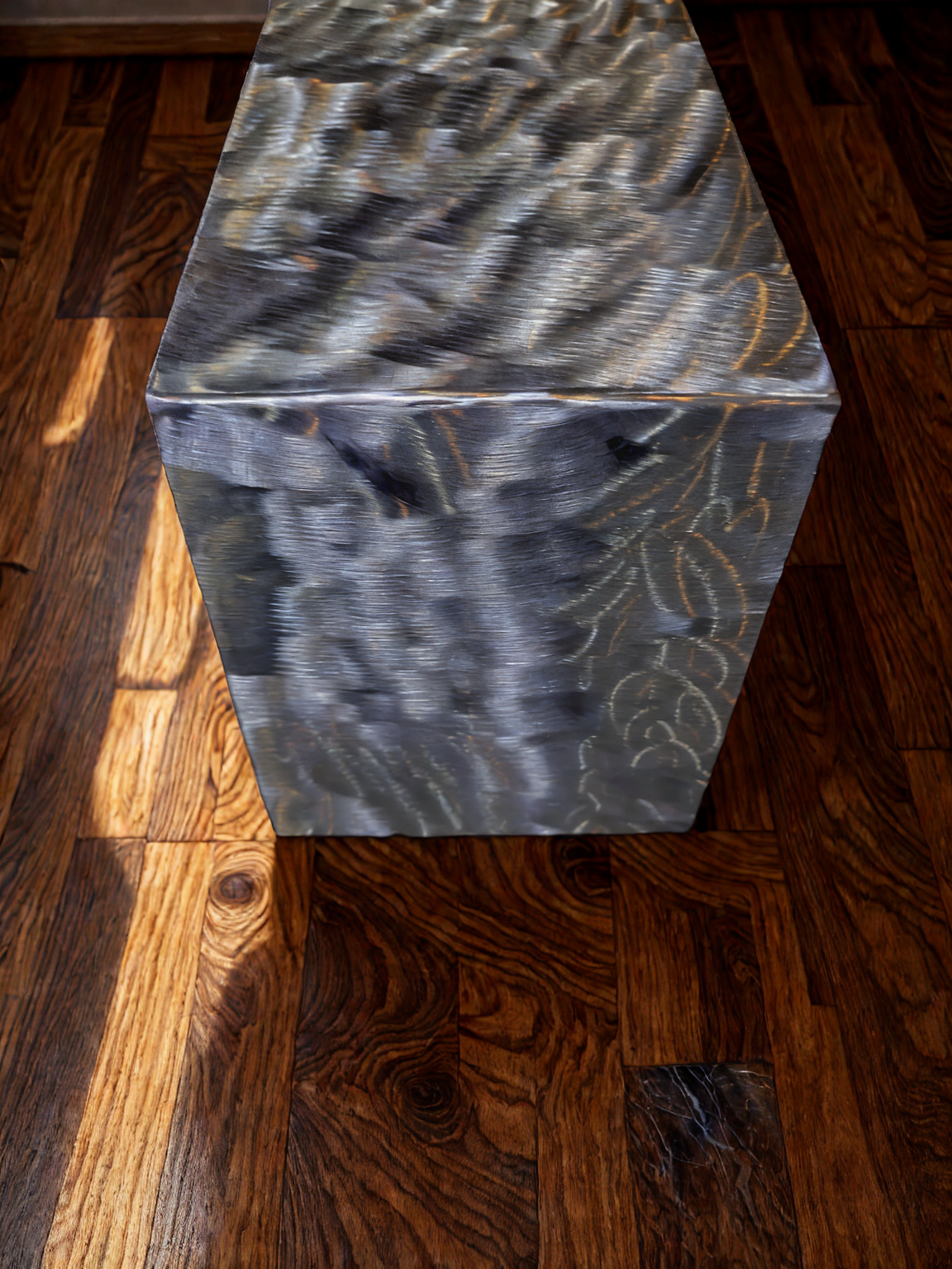 Stainless Steel Cube Coffee Table - Image 3